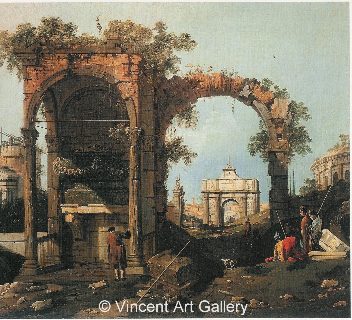 A1033, CANALETTO, Landscape with Ruins